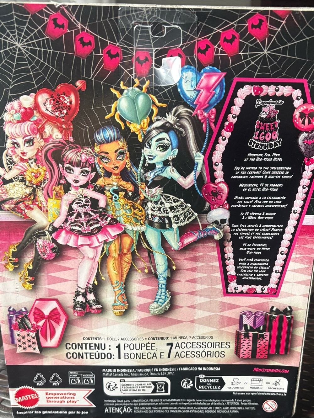 Monster High Scary Sweet BirthdayFrankie Stein Doll - Picture 3 of 7